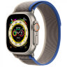 Apple Watch Ultra 3 49mm Titanium Case with Blue/Gray Trail Loop (S/M)