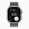 Apple Watch Ultra 3 49mm Titanium Case with Natural Milanese Loop