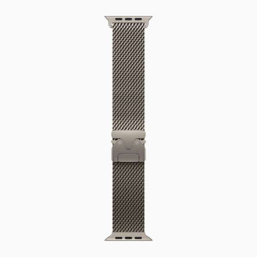 Apple Watch Ultra 3 49mm Titanium Case with Natural Milanese Loop