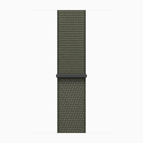 Apple Watch SE 3 40mm, Midnight Aluminum Case with Sport Loop - Forest