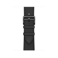 Ремешок Hermès Single Tour из кожи Swift 41mm для Apple Watch - Черный