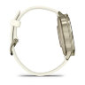 Умные часы Garmin Venu 4 41mm, Lunar Gold, Bone Silicone Band