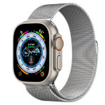 Apple Watch Ultra 2 49mm Titanium Case with Silver Milanese Loop