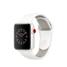 Apple Watch Edition Series 3 38mm White Ceramic Case with Soft White/Pebble Sport Band