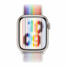 Apple Watch Series 9 41mm, Starlight Aluminum Case with Sport Loop - Pride Edition