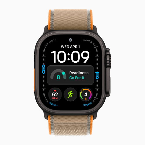 Ремешок для Apple Watch Ultra 49mm Trail Loop Black Titanium (S/M) - Sand (Песочный)
