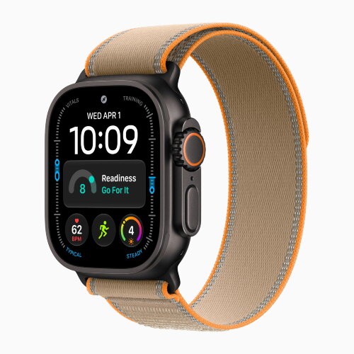 Ремешок для Apple Watch Ultra 49mm Trail Loop Black Titanium (S/M) - Sand (Песочный)