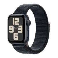 Apple Watch SE (2023) 44mm, Midnight Aluminum Case with Sport Loop - Midnight (Черный)