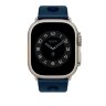 Ремешок Hermès для Apple Watch Ultra 49mm Scub’H Diving — синий (Bleu De Malte)