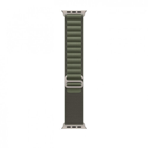 Apple Watch Ultra 3 49mm Titanium Case with Green Alpine Loop (L)