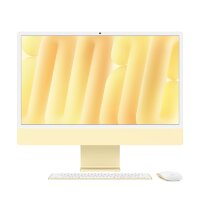 Apple iMac 24 inch (2024, M4, 24GB, 512GB SSD, 10-core GPU) Nano-texture glass Yellow