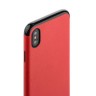 Силиконовая чехол-накладка J-case Jack Series для iPhone X - Красный