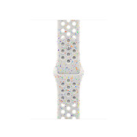 Спортивный ремешок для Apple Watch 42mm Nike Sport Band (S/M) - Чистый платинум (Pure Platinum)