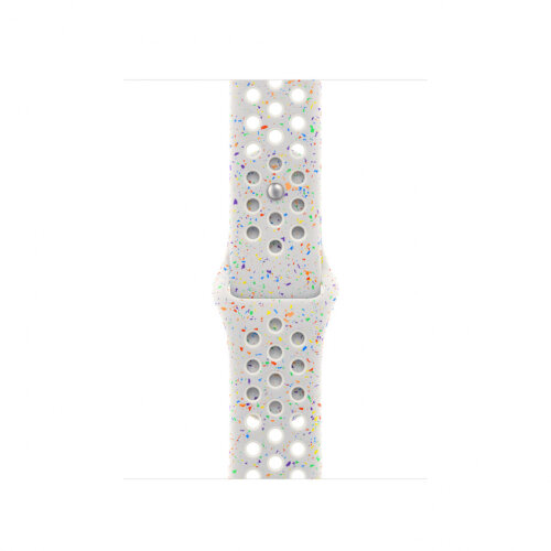 Спортивный ремешок для Apple Watch 42mm Nike Sport Band (S/M) - Чистый платинум (Pure Platinum)