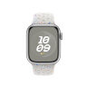 Спортивный ремешок для Apple Watch 42mm Nike Sport Band (S/M) - Чистый платинум (Pure Platinum)