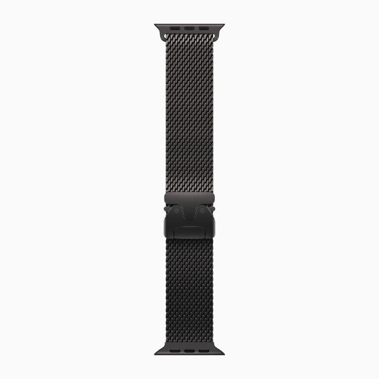Металлический браслет Black Milanese Loop для Apple Watch Ultra 3