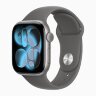 Apple Watch Series 11 46mm, Space Gray Aluminum Case with Sport Band - Stone Gray