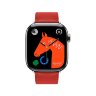 Кожаный pемешок Hermes для Apple Watch Single Tour 42 mm - Красный (Rouge Radieux)