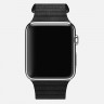 Apple Watch 42mm/ Кожаный магнитный ремешок черный
