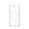 Защитный чехол Uag Plyo для iPhone 15 с MagSafe - Лед/белый (Ice/White)