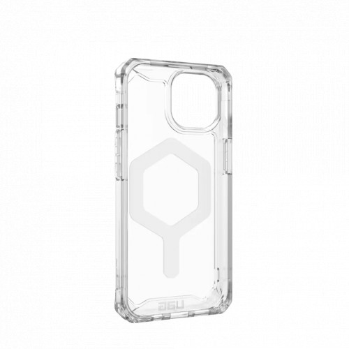 Защитный чехол Uag Plyo для iPhone 15 с MagSafe - Лед/белый (Ice/White)