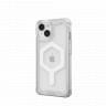 Защитный чехол Uag Plyo для iPhone 15 с MagSafe - Лед/белый (Ice/White)