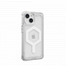Защитный чехол Uag Plyo для iPhone 15 с MagSafe - Лед/белый (Ice/White)