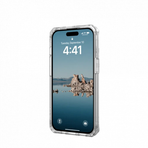 Защитный чехол Uag Plyo для iPhone 15 с MagSafe - Лед/белый (Ice/White)