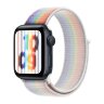 Apple Watch SE (2023) 44mm, Midnight Aluminum Case with Sport Loop - Pride Edition (Радужный)