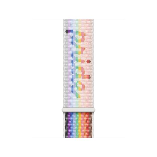 Apple Watch SE (2023) 44mm, Midnight Aluminum Case with Sport Loop - Pride Edition (Радужный)