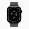 Apple Watch Series 12 46mm, Radiant Gold Titanium Case with Magnetic Link - Midnight