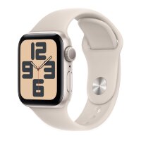 Apple Watch SE (2023) 44mm, Starlight Aluminum Case with Sport Band - Starlight (Бежевый)