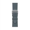 Ремешок Hermes для Apple Watch 46mm Single Tour — темно-синий (Bleu Tempête)