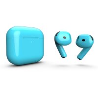AirPods 4 anc (2024) с шумоподавлением - светло-голубой глянцевый