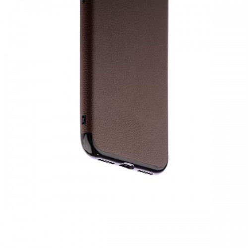 Силиконовая чехол-накладка J-case Jack Series для iPhone X - Коричневый