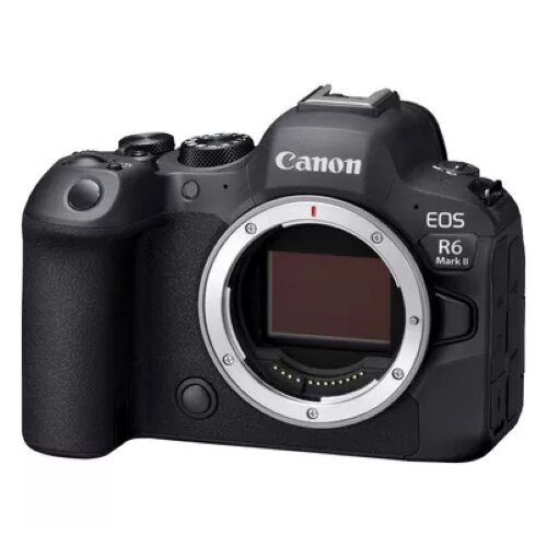 Canon EOS R6 Mark II Mirrorless Camera, Black + Backpack + SD Card + Spare Battery
