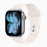 Apple Watch Series 11 46mm, Space Gray Aluminum Case with Sport Band - Light Blush