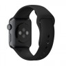 Ремешок спортивный для Apple Watch 38mm черный | Space Gray