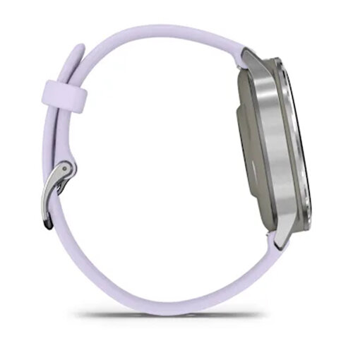 Умные часы Garmin Venu 4 41mm, Silver, Periwinkle Silicone Band
