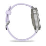 Умные часы Garmin Venu 4 41mm, Silver, Periwinkle Silicone Band