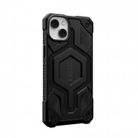 Защитный чехол с поддержкой MagSafe Uag Monarch Pro для iPhone 14 Plus - Черный Кевлар (Kevlar-Black)