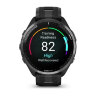 Умные часы Garmin Forerunner 965 47mm Carbon Gray DLC Titanium Bezel Black Case Black/Powder Gray Silicone Band