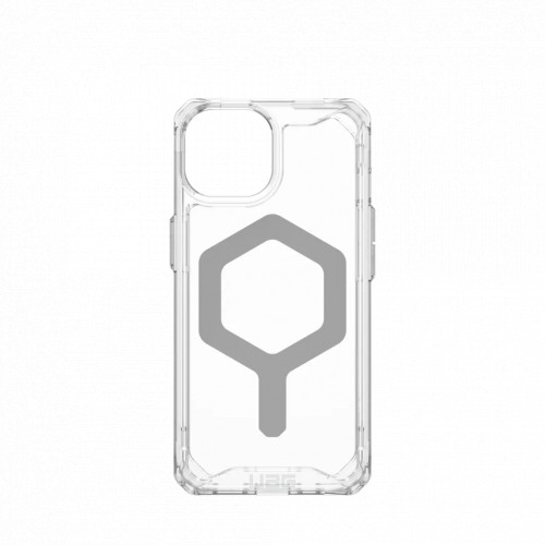 Защитный чехол Uag Plyo для iPhone 15 с MagSafe - Лед/серебро (Ice/Silver)