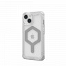 Защитный чехол Uag Plyo для iPhone 15 с MagSafe - Лед/серебро (Ice/Silver)