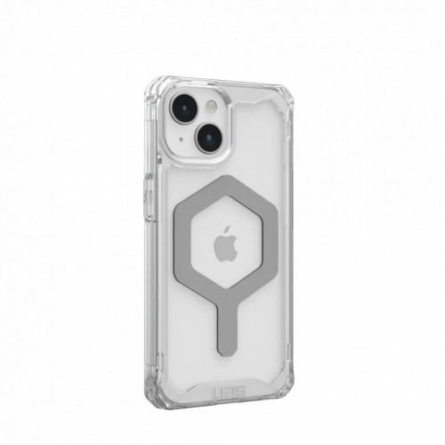 Защитный чехол Uag Plyo для iPhone 15 с MagSafe - Лед/серебро (Ice/Silver)