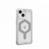 Защитный чехол Uag Plyo для iPhone 15 с MagSafe - Лед/серебро (Ice/Silver)