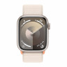 Apple Watch Series 9 41mm, Starlight Aluminum Case with Sport Loop - Starlight
