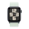 Apple Watch SE (2023) 44mm, Midnight Aluminum Case with Sport Loop - Soft Mint (Мятный)