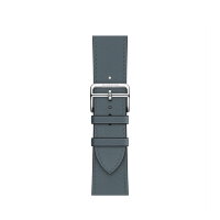 Ремешок Hermes для Apple Watch 42mm Single Tour — темно-синий (Bleu Tempête)