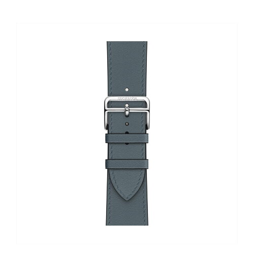 Ремешок Hermes для Apple Watch 42mm Single Tour — темно-синий (Bleu Tempête)